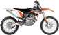 Ktm Raceline Graphics Complete Kit White