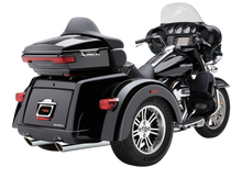 Load image into Gallery viewer, 909 Twins 4" Slip Ons Black Tri Glide 09 25