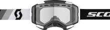 Load image into Gallery viewer, Fury Snowcross Goggle Premium Black/White Clear
