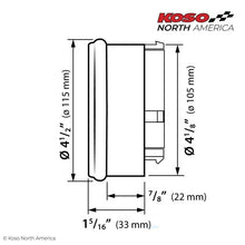 Load image into Gallery viewer, Koso Hd 05 4.5" Guage Chrome Bezel, Canbus Models