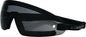 Wrap Around Sunglasses Black W/Smoke Lens