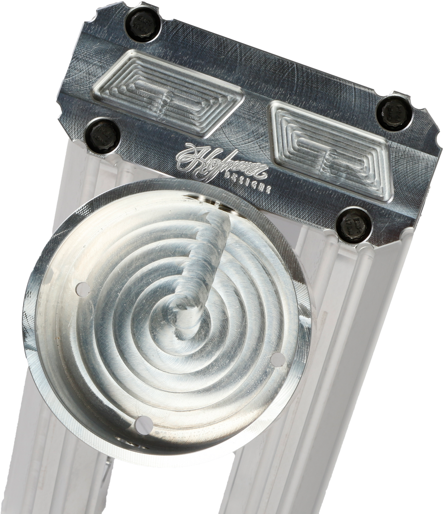 H/D Billet Speedo Mount Raw Req Hofmann Risers