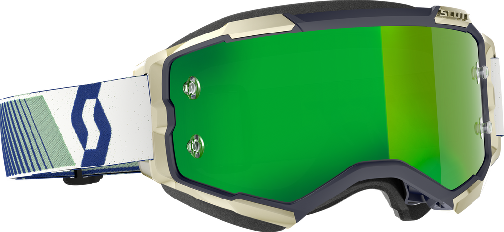Fury Goggle Blue/Green Green Chrome Works
