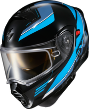 Load image into Gallery viewer, Exo Gt930 Cold Weather Helmet Modulus Blk/Blu 2x (Electric)