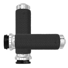 Load image into Gallery viewer, Fly By Wire Throttle Memory Foam Grip Chrome