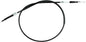 Black Vinyl Clutch Cable