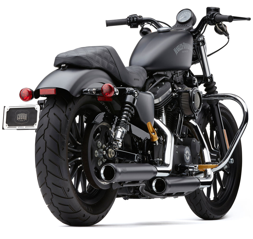 3" Nh Series Slip Ons Black Sportster 04 13