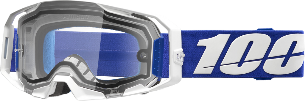 Armatic  Enduro Moto Goggle Blue Clear Lens