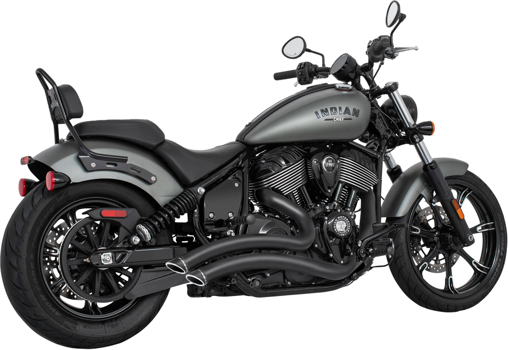Sharp Curve Radius 2.5" Indian Chief Bk/Bk