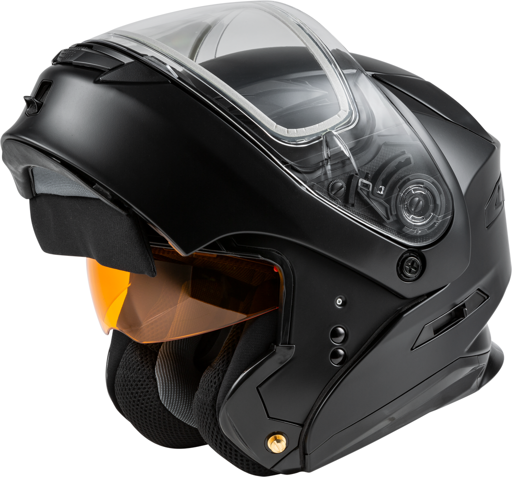 Md 01s Modular Snow Helmet Matte Black Lg