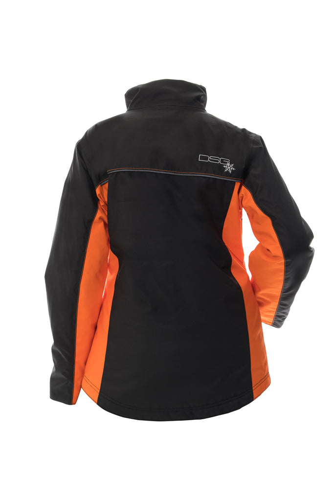 Trail Jacket Black/Tangerine Lg