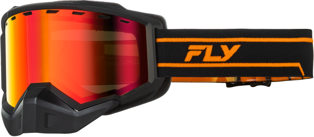 Focus Snow Orange/Black W/Red Mirror/Amber Lens