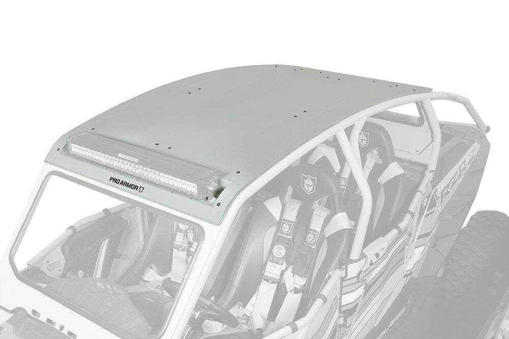 Asylum Roof W/Light Bar Pocket Titanium Metallic