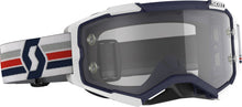 Load image into Gallery viewer, Fury Goggle Blue/White Clear Works Lens