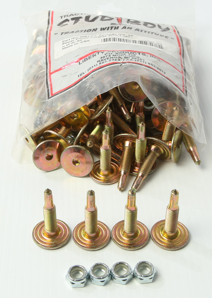 Power Point Push Thru Carbide Studs 1.187" 96/Pk