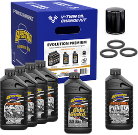 V Twin Full Oil Service Kit Evo Premium
