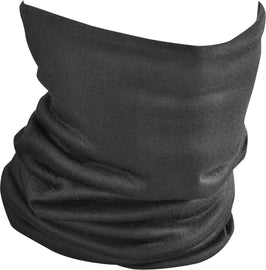 ZAN Motley Tube fleece-lined black headgear, snug and warm for outdoor winter activities.