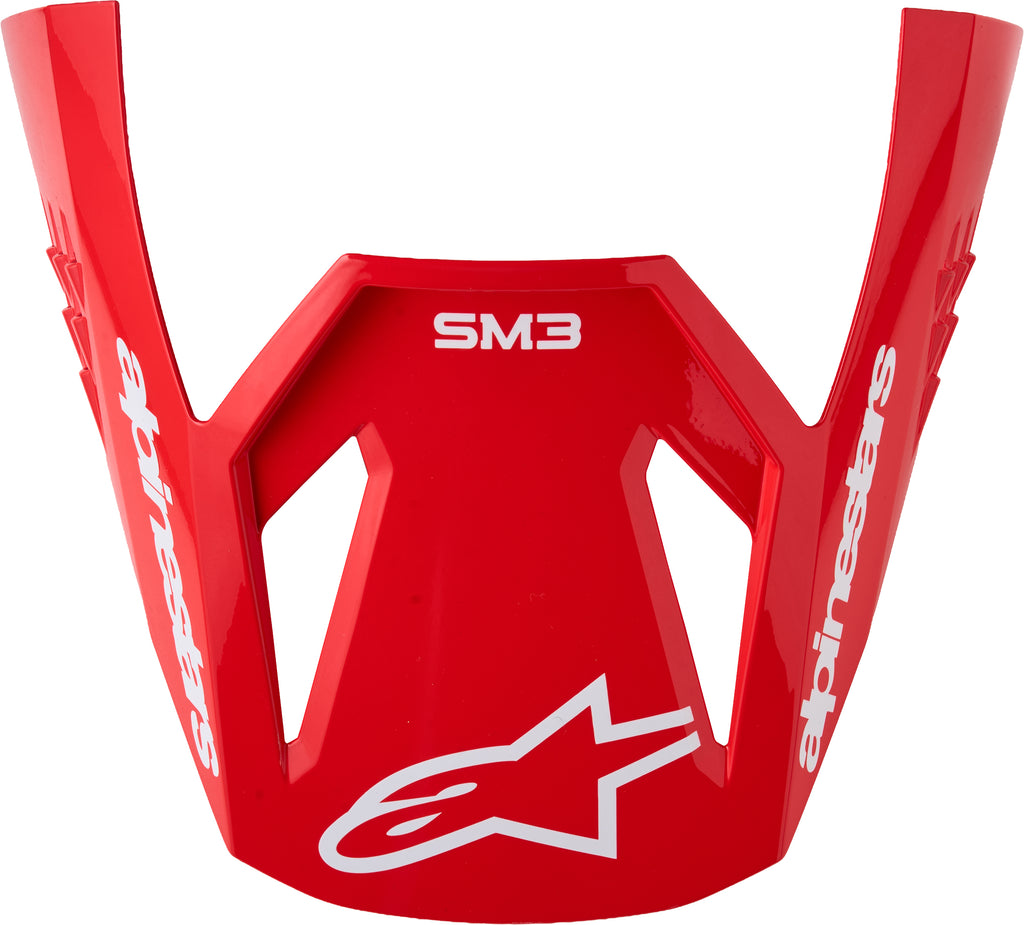 S M3 Radium Visor Ece06/Dot Red Mot/Red Fl/Wht Gl