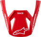 S M3 Radium Visor Ece06/Dot Red Mot/Red Fl/Wht Gl
