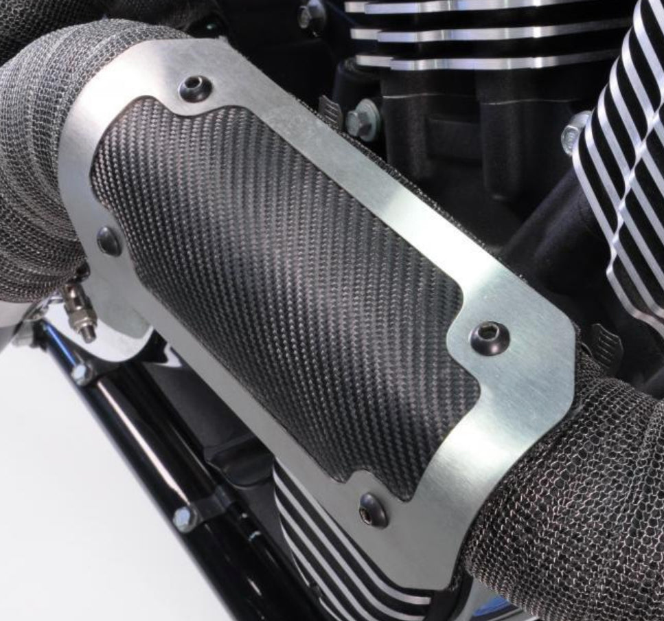 Gen 3 Onyx Heat Shield Brushed/Black 4"X8"