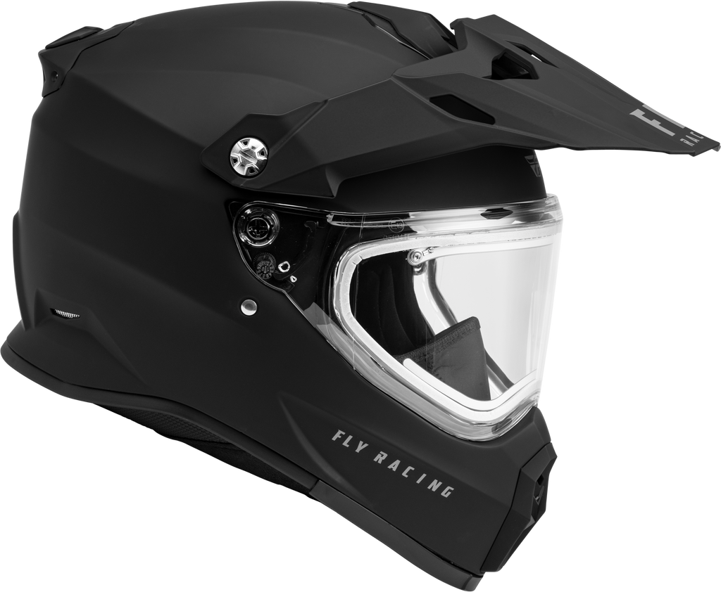 Trekker Cw Solid Helmet Elec Shld Matte Black 2x