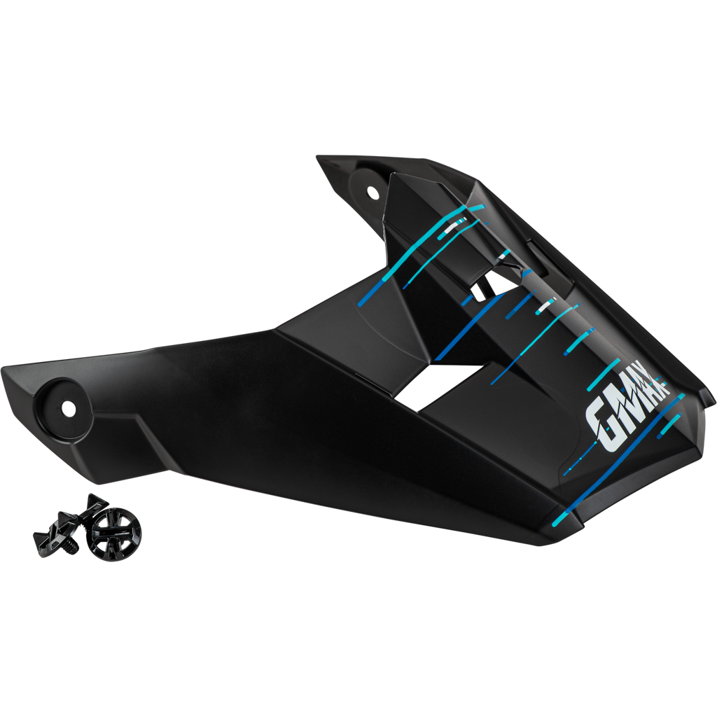 Mx 46 Frequency Off Road Visor Matte Black/Blue Xs Sm