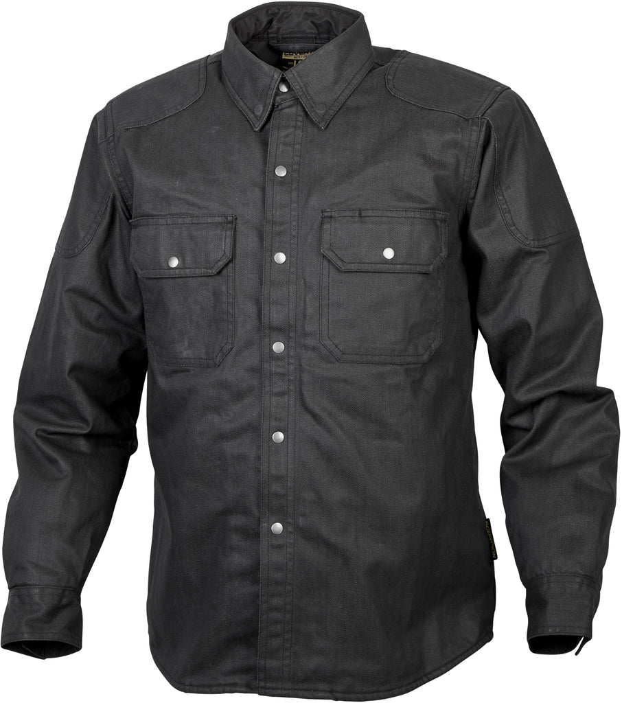 Covert Wax Riding Shirt Black Lg