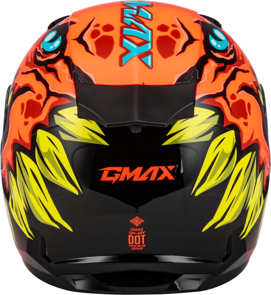 Youth Gm 49y Drax Snow Helmet Orange Ys