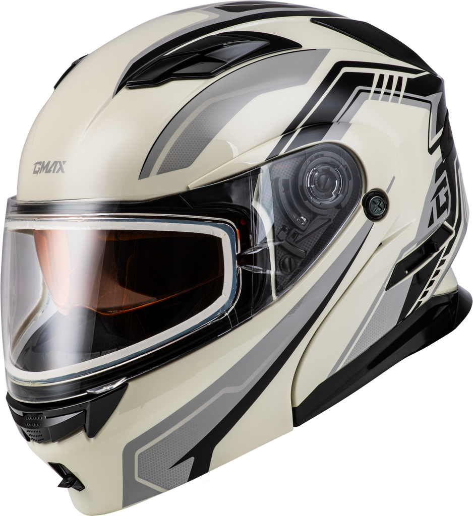 Md 01s Transistor Snow Helmet White/Grey/Black Md