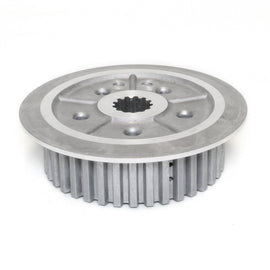 PROX clutch inner hub for Kawasaki, showcasing detailed metal construction and mounting features.