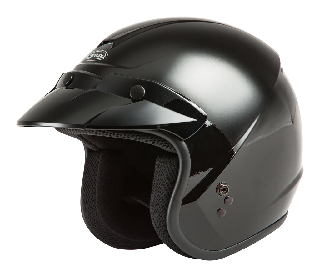 Youth Of 2y Open Face Helmet Black Yl