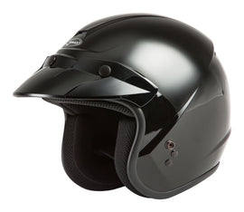 Youth Of 2y Open Face Helmet Black Yl