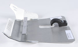 DEVOL skid plate guard for off-road vehicles, showing durable metal construction and mounting points.