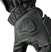 Load image into Gallery viewer, S1 Glove Blk/Flo Green Leather Lg