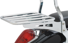 Load image into Gallery viewer, Sissy Bar Luggage Rack Tube Chrome