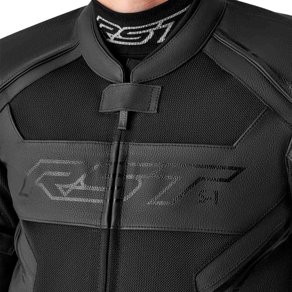S1 D3o Mesh Leather Jacket Black 2x