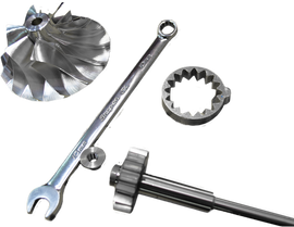 RIVA Impeller Shaft Holding Tool for Yamaha outboards, showing a metal tool with handles and gripping parts for engine maintenance.