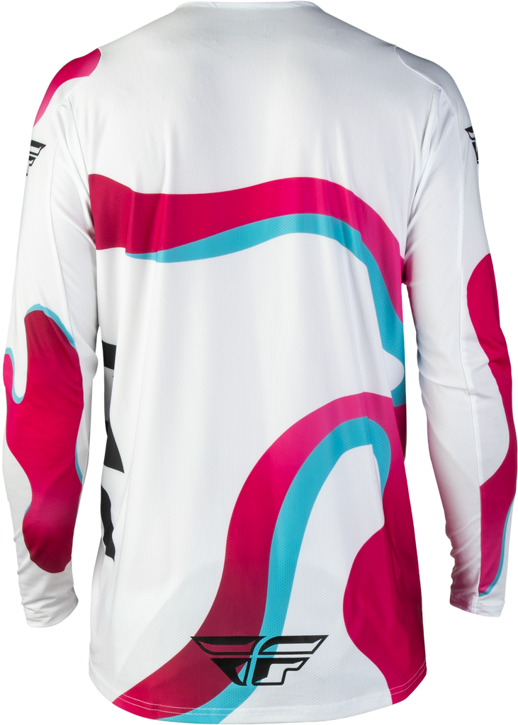Lite Vibe Jersey White/Pink/Blue Md