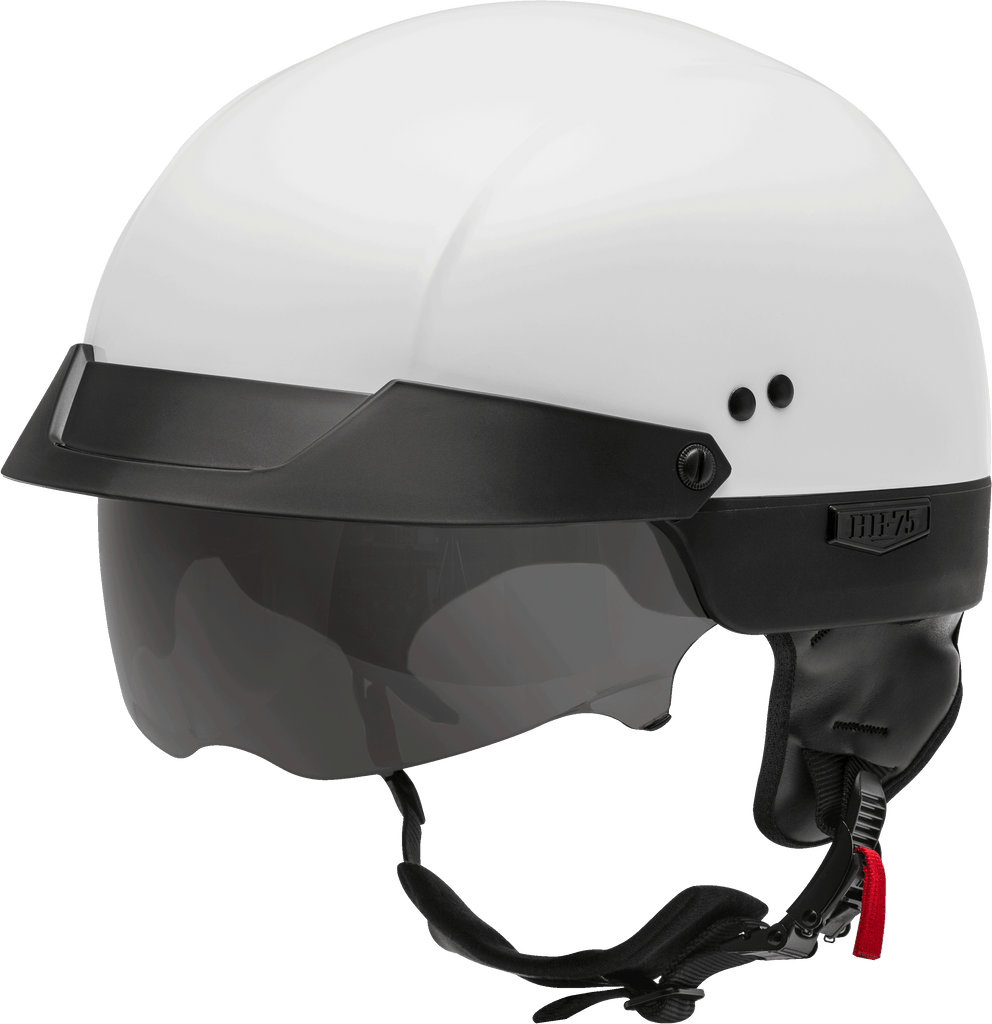 Hh 75 Half Helmet White Xs