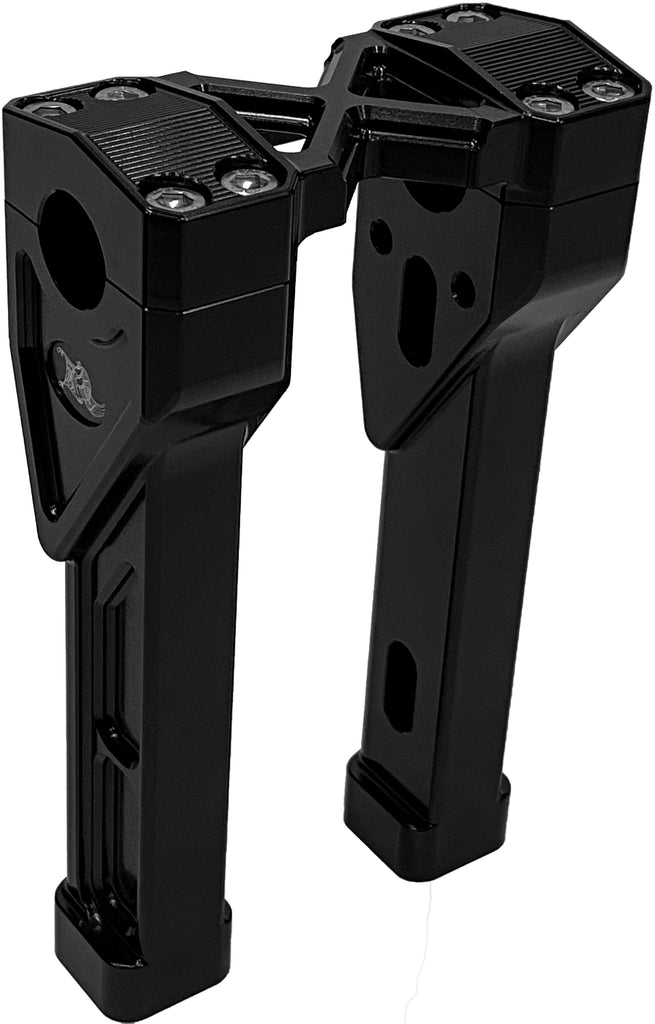 Nl 1 1/8" X Riser 8" Straight Black