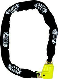 Abus 1190 2.0 Plus chain lock in black, 150cm length, durable security chain with padlock for bike or outdoor security.