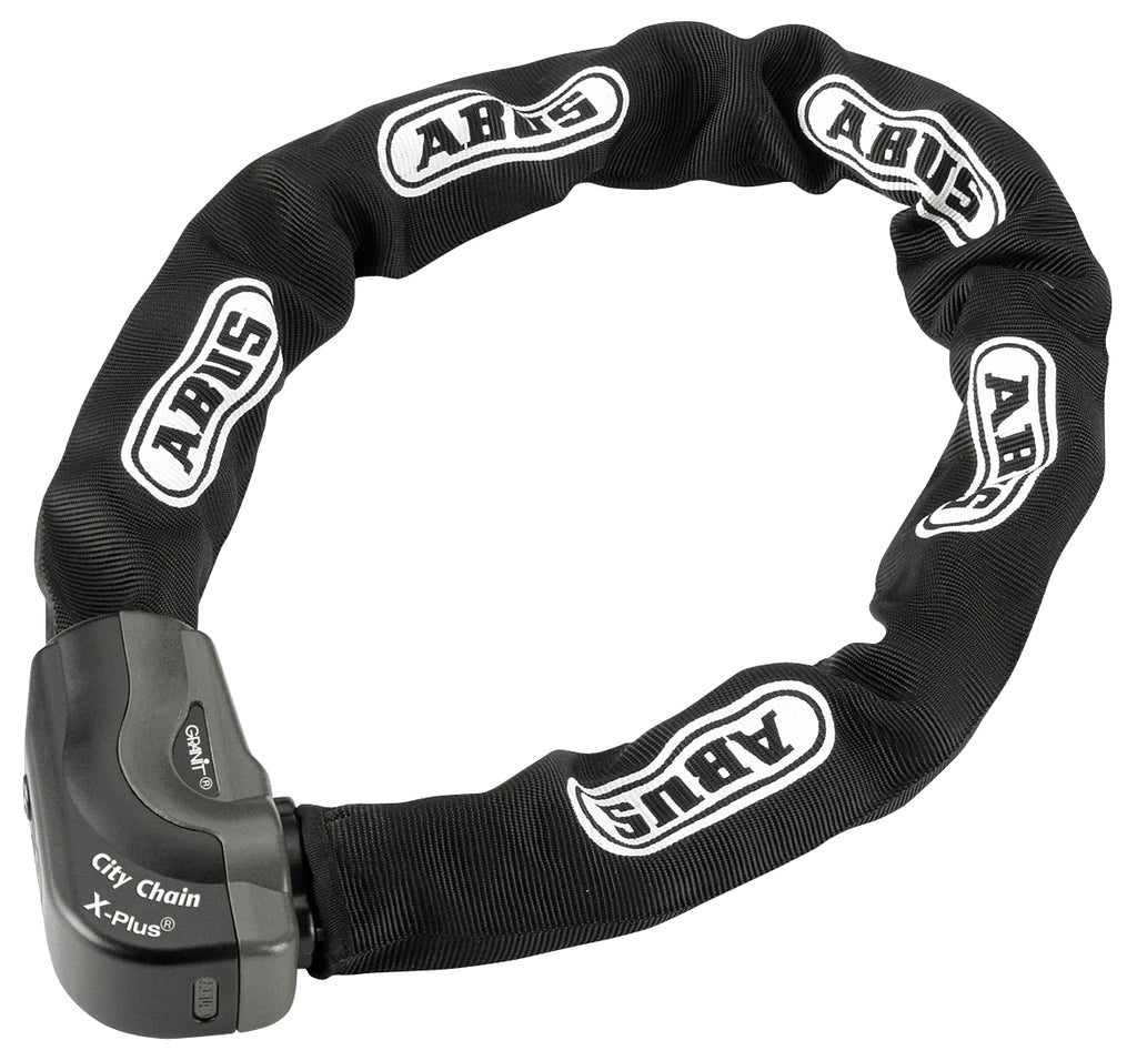 ABUS Granit 1060 security chain lock, 170cm, with heavy-duty steel chain and lock mechanism for bike or outdoor security.