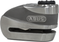 Abus Granit 8008 3D Alarm Disc Lock in stainless steel, featuring a robust security design for bicycles and motorcycles.