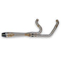 Intmdtr M8 Softail Mid Brushed Ss W/Black End Cap