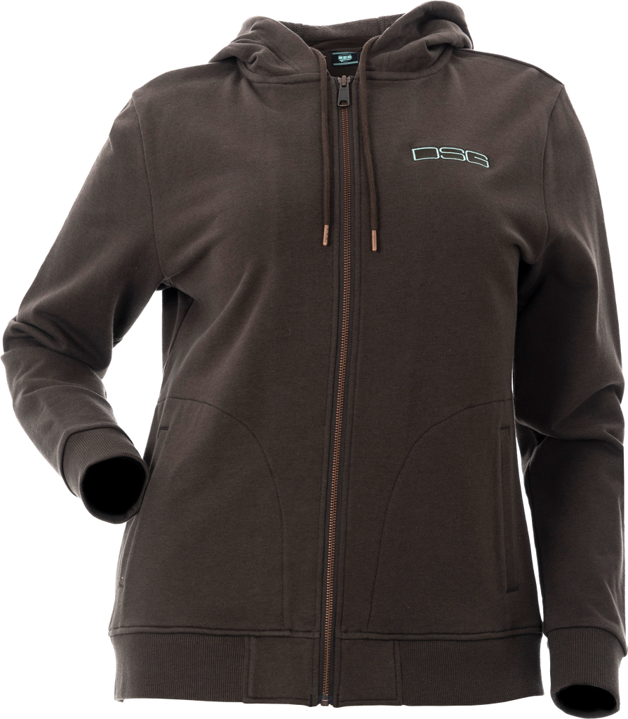 Neve Zip Up Hoodie Charcoal 2xs