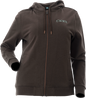 Neve Zip Up Hoodie Charcoal Sm