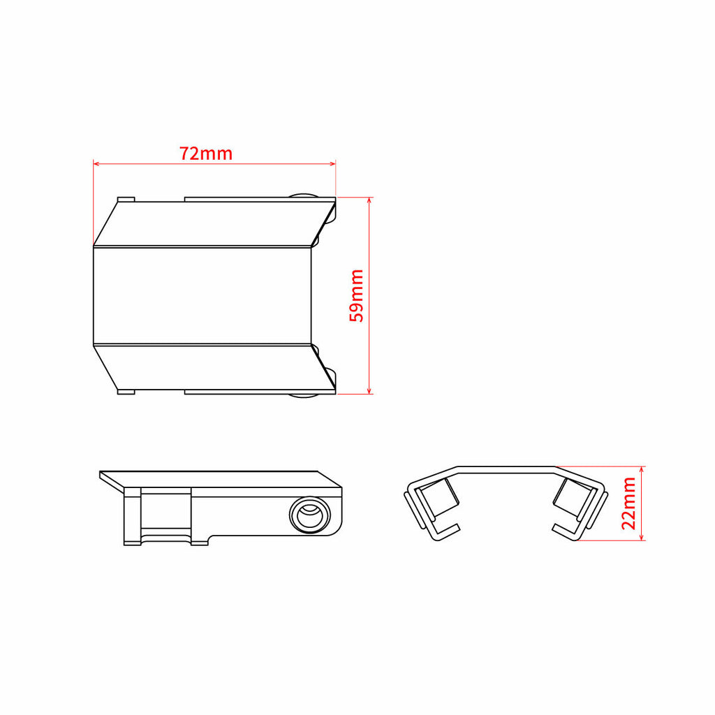 Silencer Heat Guard Extender Silver