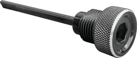 Black Trans Dipstick Drive from ACCUTRONIX, shown in an image highlighting its design and build for transmission fluid checks.