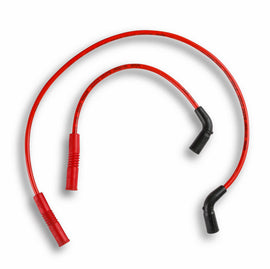 ACCEL Spiral Core Wire Set 8.0mm in red, electrical wire with spiral core design, ideal for automotive or electrical applications