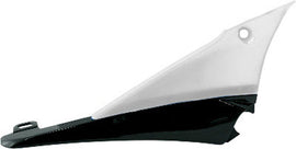 Acerbis white and black tank cover for motorcycle body, model 21717-91035, showing the sleek design and material details.
